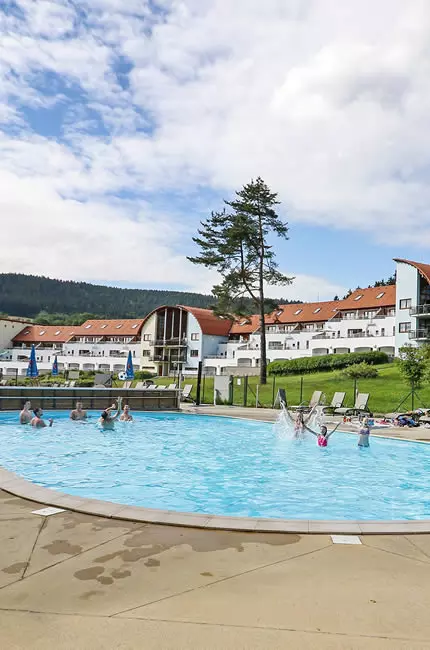 Our own heated outdoor pools - Lipno Lake Resort