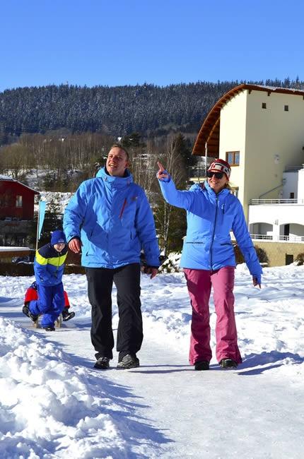 Winter in Lipno Lake Resort