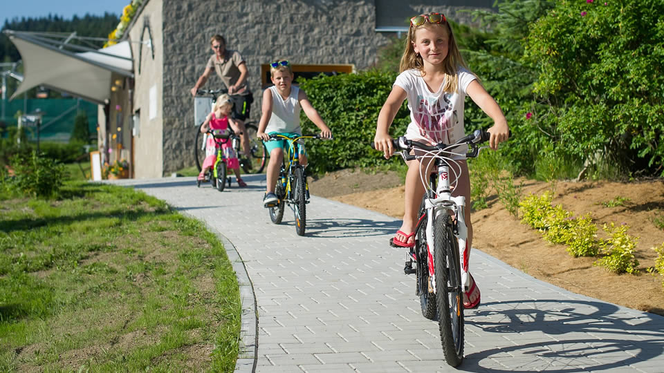 Vermietung von Fahrrädern - Lipno Centrum