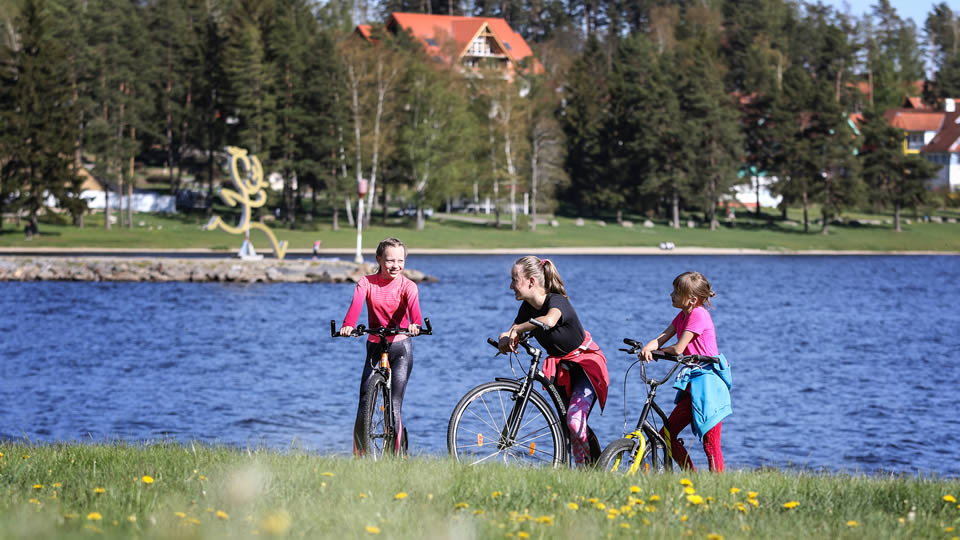 Lipno - výlety na kole