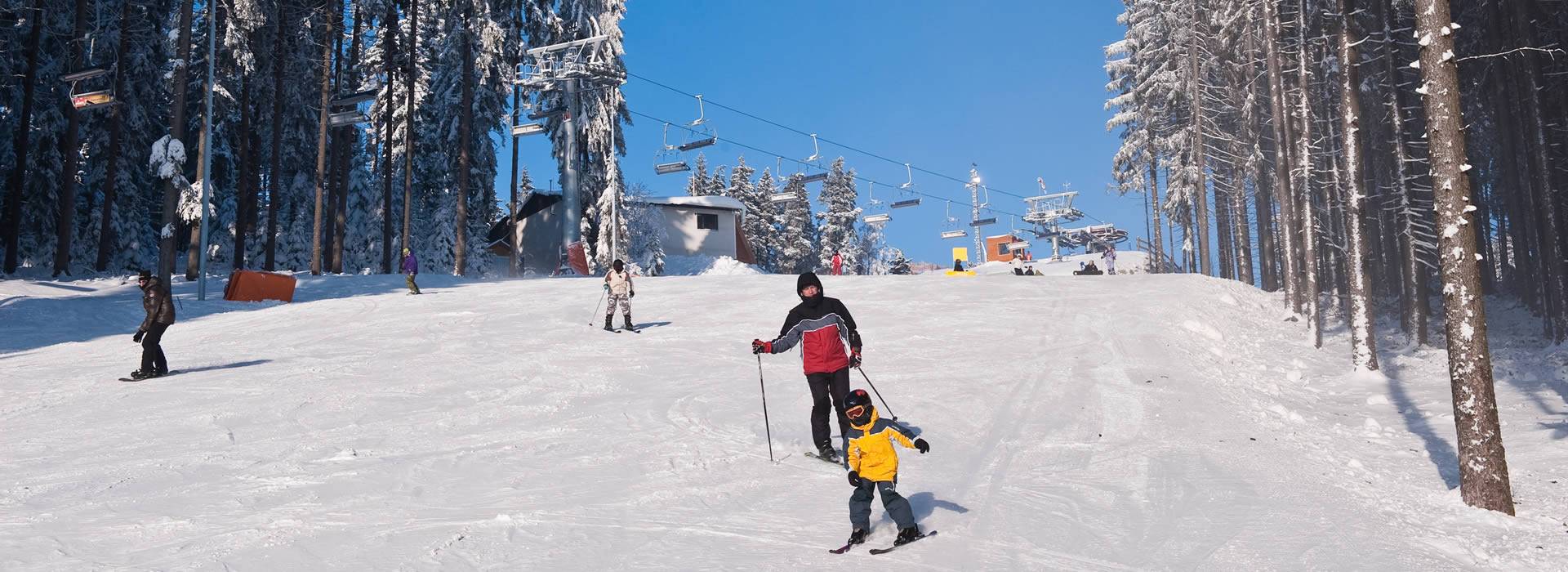 Skiareál Lipno - sjezdovka