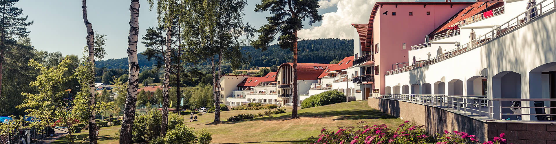 Areál v létě - Lipno Lake Resort