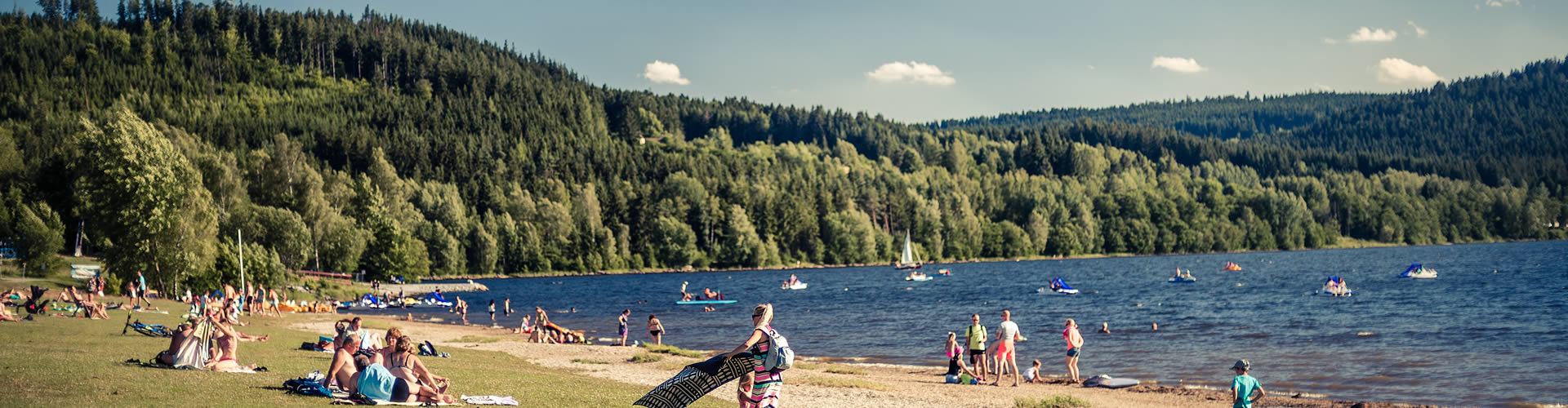 Vodní nádrž Lipno - Pláže